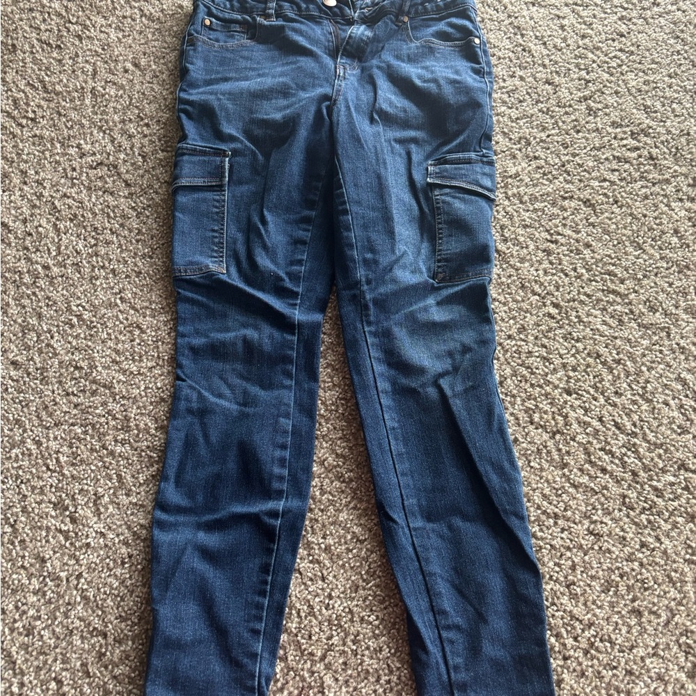 Women's Straight Leg Jeans - Blue